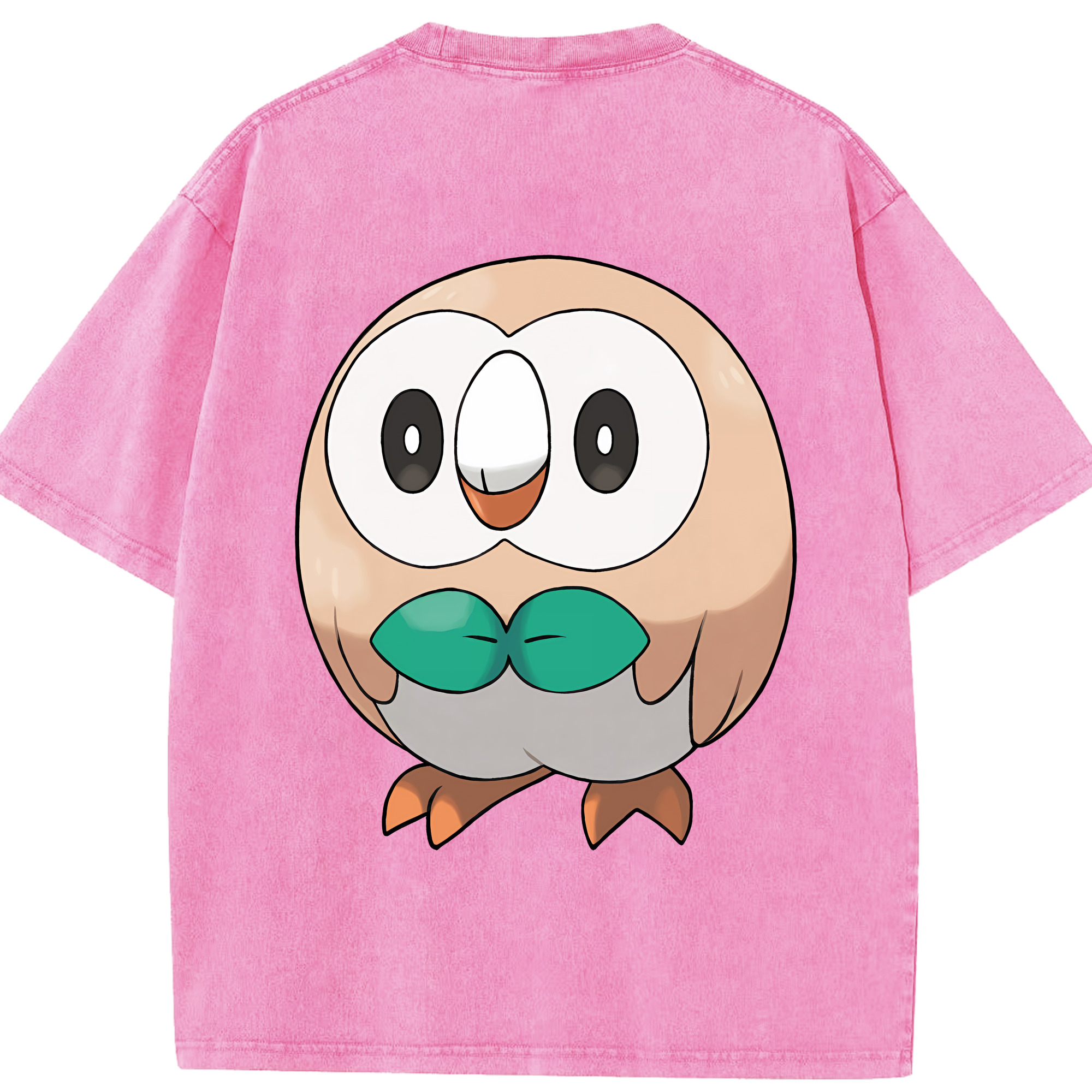 （画像用） ポケットモンスター Pokémon 綿100% ヴィンテージ風 半袖Tシャツ（背面プリント）